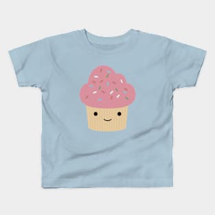 Pink Frosted Cupcake Kids T-Shirt